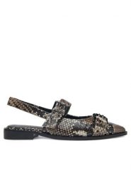 Badura Baleriny ELDER-02 Czarny. Czarne baleriny Badura, bez wzorów, z lakierowanej skóry, bez obcasa. Za 349.99 zł.