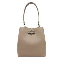 Torebka Longchamp. Brązowe torebki klasyczne Longchamp, bez wzorów, bez dodatków. Za 2,639.00 zł.