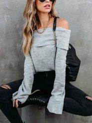 LA Angels Koszulka w kolorze szarym rozmiar: M. Szare bluzki LA Angels, m, bez wzorów, bez kołnierzyka, bez ramiączek. Za 126.99 zł.