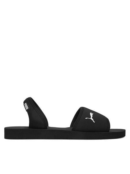 Puma Sandały Sandy Playa 404852 01 Czarny. Czarne sandały Puma, bez wzorów, z materiału, bez obcasa, na płaskiej podeszwie, bez zapięcia. Za 116.99 zł.