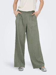 ONLY Spodnie w kolorze khaki rozmiar: S/L32. Brązowe spodnie materiałowe Only, l, bez wzorów, z materiału. Za 110.04 zł.