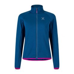 Bluza damska Montura Merano Maglia. Niebieskie bluzy MONTURA, s, bez wzorów, bez kaptura. Za 419.99 zł.