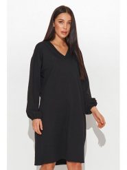 Numinou Sukienka w kolorze czarnym rozmiar: 36/38. Czarne sukienki Numinou, bez wzorów, bez kołnierzyka, bez ramiączek, midi. Za 158.95 zł.