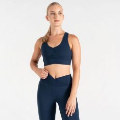 Revived damski biustonosz sportowy. Niebieskie bielizna sportowa Dare 2b, s, bez wzorów. W wyprzedaży za 54.99 zł.