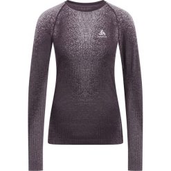 Bluza termoaktywna damska Odlo Performance Warm Blackcomb BL Top Crew Neck LS. Szare bluzy Odlo, m, bez wzorów, bez kaptura. Za 298.99 zł.