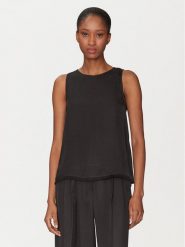 Marella Bluzka Platino 2515161061 Czarny Regular Fit. Czarne bluzki Marella, bez wzorów, z wiskozy, bez kołnierzyka, bez ramiączek. Za 289.99 zł.