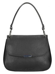Wojas Skórzana torebka w kolorze czarnym - 31 x 23 x 11 cm rozmiar: onesize. Czarne torby na ramię Wojas, bez wzorów, z materiału, na ramię, bez dodatków. Za 381.45 zł.