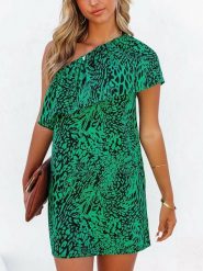 Milan Kiss Sukienka w kolorze zielono-czarnym rozmiar: XL. Zielone sukienki Milan Kiss, na co dzień, xl, bez wzorów, bez kołnierzyka, bez ramiączek, mini, proste. Za 126.99 zł.