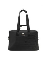 KARL LAGERFELD Torebka A1W30228 Czarny. Czarne shopper KARL LAGERFELD, bez wzorów, ze skóry, bez dodatków. Za 899.99 zł.
