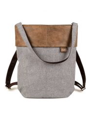Zwei Torebka w kolorze jasnobrązowo-szarym - 33 x 34 x 14 cm rozmiar: onesize. Brązowe torby na ramię Zwei, bez wzorów, z materiału, na ramię, bez dodatków. Za 238.29 zł.