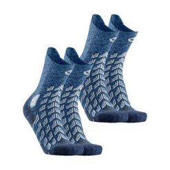 Skarpety trekkingowe kobieta Therm-ic Trekking Cool Crew Lady zestaw 2 par. Białe skarpety THERM-IC, bez wzorów, z materiału. Za 224.00 zł.