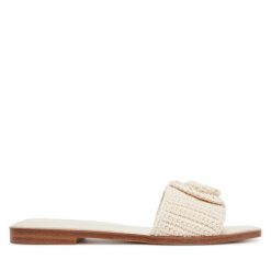 Klapki Aldo. Brązowe klapki Aldo, bez wzorów, bez obcasa. Za 299.99 zł.