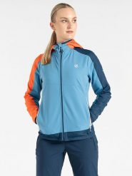 Dare 2b Kurtka softshellowa "Avidly II" w kolorze błękitno-granatowo-pomarańczowym rozmiar: 38. Niebieskie kurtki sportowe Dare 2b, bez wzorów, z materiału, bez kaptura, outdoorowe. Za 127.35 zł.