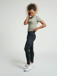 Legginsy damskie Hummel hmlchipo. Czarne legginsy Hummel, xs, bez wzorów, z materiału. Za 191.20 zł.