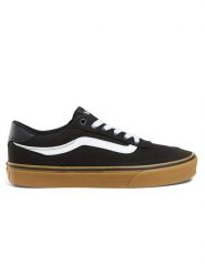 Vans Skórzane sneakersy "Brooklyn LS" w kolorze czarnym rozmiar: 47. Czarne trampki Vans, bez wzorów, bez zapięcia. Za 228.38 zł.