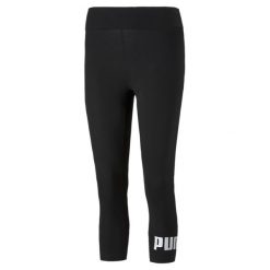 Spodnie legginsy damskie Puma Ess 3/4. Białe legginsy Puma, s, bez wzorów, do biegania. Za 69.00 zł.