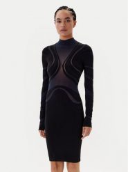 Wolford Sukienka koktajlowa Venus 57178 Granatowy Slim Fit. Niebieskie sukienki Wolford, xs, bez wzorów, z syntetyku, wizytowe, bez kołnierzyka, bez ramiączek. Za 1,199.00 zł.