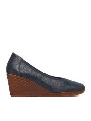 Lasocki Półbuty CEO-WI23-2188-10 Granatowy. Niebieskie czółenka Lasocki, bez wzorów, ze skóry, bez obcasa, na koturnie, bez zapięcia. Za 199.99 zł.