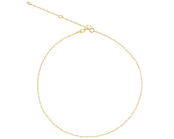 Złota bransoletka na nogę - skręcone blaszki. Żółte bransoletki Apart, złote. Za 599.00 zł.