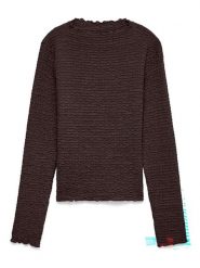 Vero Moda Koszulka w kolorze brązowym rozmiar: M. Brązowe bluzki Vero Moda, m, bez wzorów, bez kołnierzyka, bez ramiączek. Za 85.95 zł.