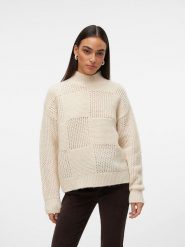 Vero Moda Sweter w kolorze szarym rozmiar: M. Szare swetry Vero Moda, m, bez wzorów, bez ramiączek. Za 74.81 zł.