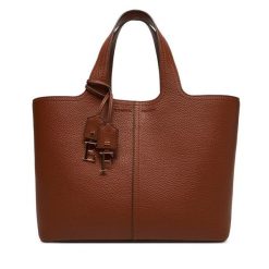 Torebka Elisabetta Franchi. Brązowe torebki klasyczne Elisabetta Franchi, bez wzorów, bez dodatków. Za 1,359.00 zł.