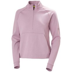 Bluza damska 1/2 zip Helly Hansen HP Tech. Fioletowe bluzy sportowe Helly Hansen, bez wzorów, bez kaptura. Za 425.50 zł.