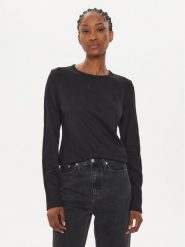 Calvin Klein Jeans Bluzka Burn Out J20J223628 Czarny Regular Fit. Czarne bluzki Calvin Klein Jeans, s, bez wzorów, z jeansu, bez kołnierzyka, bez ramiączek. Za 139.99 zł.