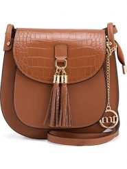 Mia Tomazzi Skórzana torebka "Abbadesse" w kolorze jasnobrązowym - 22 x 21 x 8 cm rozmiar: onesize. Brązowe torby na ramię Mia Tomazzi, bez wzorów, z materiału, na ramię, bez dodatków. Za 252.99 zł.