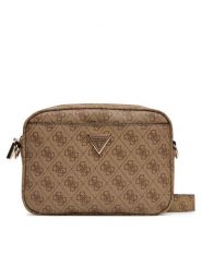 Guess Torebka Meridian II HWSG69 74140 Beżowy. Brązowe listonoszki Guess, z aplikacjami, ze skóry, bez dodatków. Za 549.99 zł.