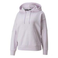 Bluza Z Logo Power Stardust Dla Kobiet. Fioletowe bluzy Puma, bez wzorów, bez kaptura. Za 222.99 zł.