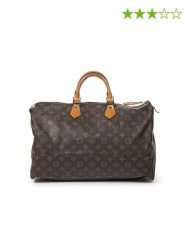 Louis Vuitton Torba podróżna "Speedy 40" w kolorze brązowym - 40 x 24 x 19 cm rozmiar: onesize. Brązowe torby podróżne Louis Vuitton, bez wzorów, z materiału. Za 2,949.39 zł.