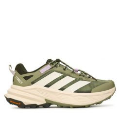 Trekkingi adidas. Zielone trekkingi Adidas, z gore-texu, trekkingowe. Za 649.99 zł.