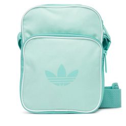 Saszetka adidas. Niebieskie torby na ramię Adidas, bez wzorów, młodzieżowe, bez dodatków. Za 89.99 zł.