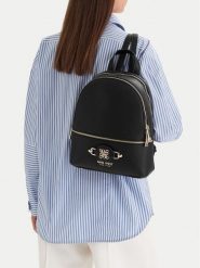 Nine West Plecak EO-Rivon-LDA8445A Czarny. Czarne plecaki Nine West, bez wzorów, z materiału. Za 329.99 zł.