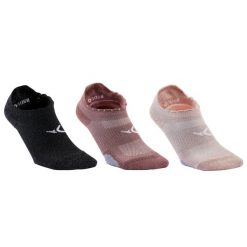 Skarpetki fitness Domyos niskie. Czarne skarpety DOMYOS, bez wzorów, z dzianiny. Za 39.99 zł.