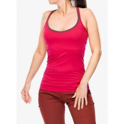 Top wspinaczkowy damski Ocun Corona Top. Czerwone topy Ocun, l, bez wzorów, bez kołnierzyka, bez ramiączek. Za 125.99 zł.