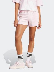Adidas Szorty dresowe w kolorze jasnoróżowym rozmiar: XL. Różowe szorty Adidas, bez wzorów, z dresówki. Za 101.45 zł.