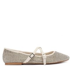 Baleriny Steve Madden. Brązowe baleriny Steve Madden, bez wzorów, bez obcasa. Za 559.99 zł.