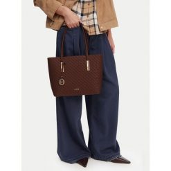 Torebka MEXX. Brązowe shopper Mexx, bez wzorów, bez dodatków. Za 139.99 zł.