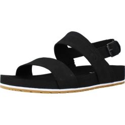 Sandały TIMBERLAND MALIBU WAVES 2 BAND SA Czarny. Czarne sandały Timberland, bez wzorów, ze skóry, bez obcasa, bez zapięcia. Za 388.99 zł.