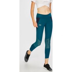 Under Armour - Legginsy Speedpocket Run. Zielone legginsy Under Armour, l, bez wzorów, z dzianiny. W wyprzedaży za 159.90 zł.