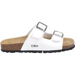 Buty klapki damskie CMP Eco Thalitha lekkie wygodne. Białe klapki CMP, bez wzorów, bez obcasa. Za 129.49 zł.