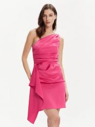 Marella Sukienka koktajlowa Tunisi 2413221262 Różowy Slim Fit. Czerwone sukienki Marella, bez wzorów, z syntetyku, wizytowe, bez kołnierzyka, bez ramiączek. Za 629.99 zł.