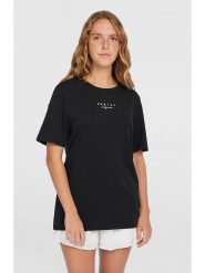 O'Neill Koszulka "Summer" w kolorze czarnym rozmiar: M. Czarne bluzki O'Neill, m, bez wzorów, z bawełny, bez kołnierzyka, bez ramiączek. Za 66.00 zł.