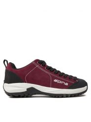 Alpina Trekkingi Diamond 636H-3 Bordowy. Czerwone obuwie sportowe Alpina, ze skóry, trekkingowe. Za 269.99 zł.