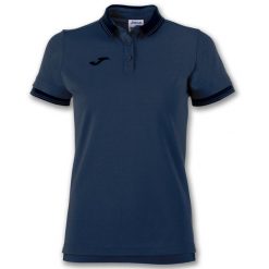 Koszulka polo do tenisa damska Joma Bali II. Niebieskie bluzki Joma, xs, bez wzorów, bez kołnierzyka, bez ramiączek. Za 248.00 zł.
