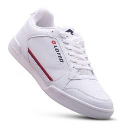 Buty sportowe LOTTO NANDU sneakersy. Białe obuwie sportowe Lotto, bez zapięcia, trekkingowe. Za 139.00 zł.