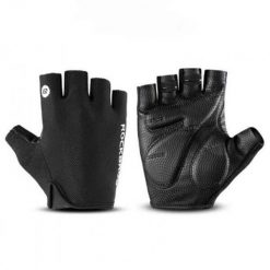 Rękawiczki rowerowe Rockbros. Czarne rękawiczki ROCKBROS, bez wzorów, sportowe. Za 39.99 zł.