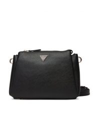 Guess Torebka Noelle II HWZG96 72120 Czarny. Czarne listonoszki Guess, z aplikacjami, ze skóry, bez dodatków. Za 549.99 zł.